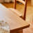 Simple Cherry Wood Drawer Storage Dining Table Set-107125417