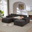 Canapé moderne en nuage de chenille, librement combinable, confortable pour s'asseoir