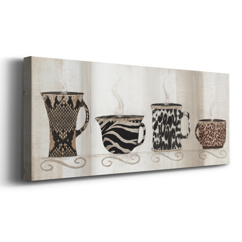 «Coffee Skins II» sur toile, H 24 po x l 60 po x P 1,5 po