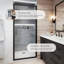  Porte de douche à cadre pivotante Axio en verre trempé transparent-124519588