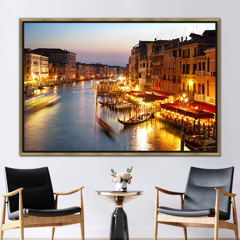 Print on Canvas, Gold Floater Framed, 60 cm H x 90 cm W