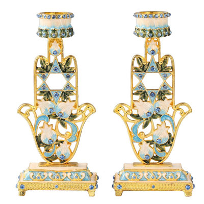 5.5'' H Crystal Tabletop Candlestick