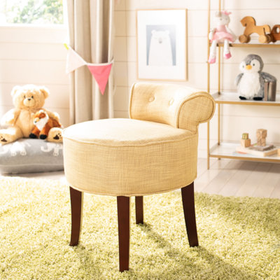 Vanity Solid Wood Accent Stool