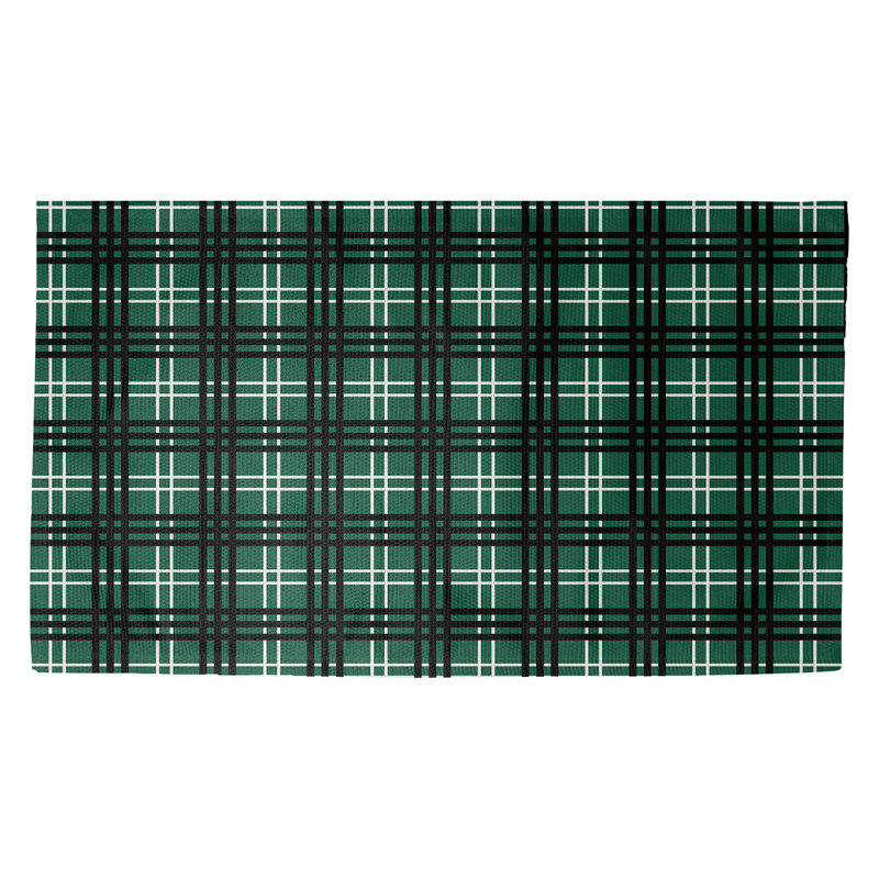 Plaid Indoor Rug, Rectangle 5' x 7'
