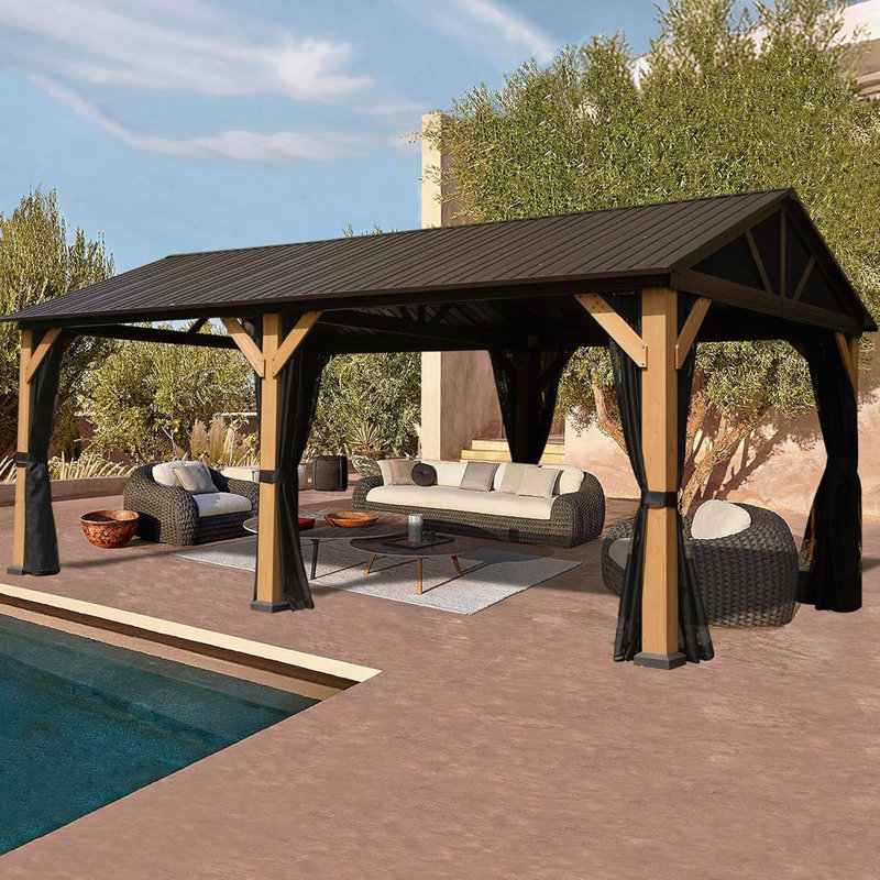 Bois de cèdre 12 x 20 pi pour l'extérieur