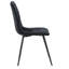 Chaise d'appoint en velours capitonné Steller-2005293419