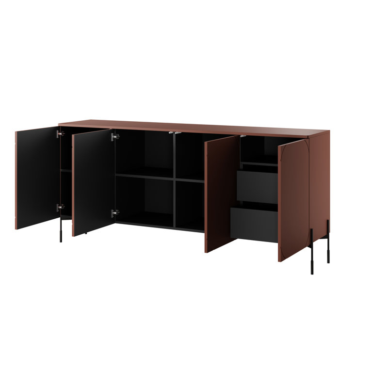 Mehran 204cm Sideboard, Burgundy