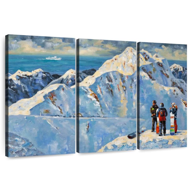 Sireci Ski Mountain, 28" H x 45" W