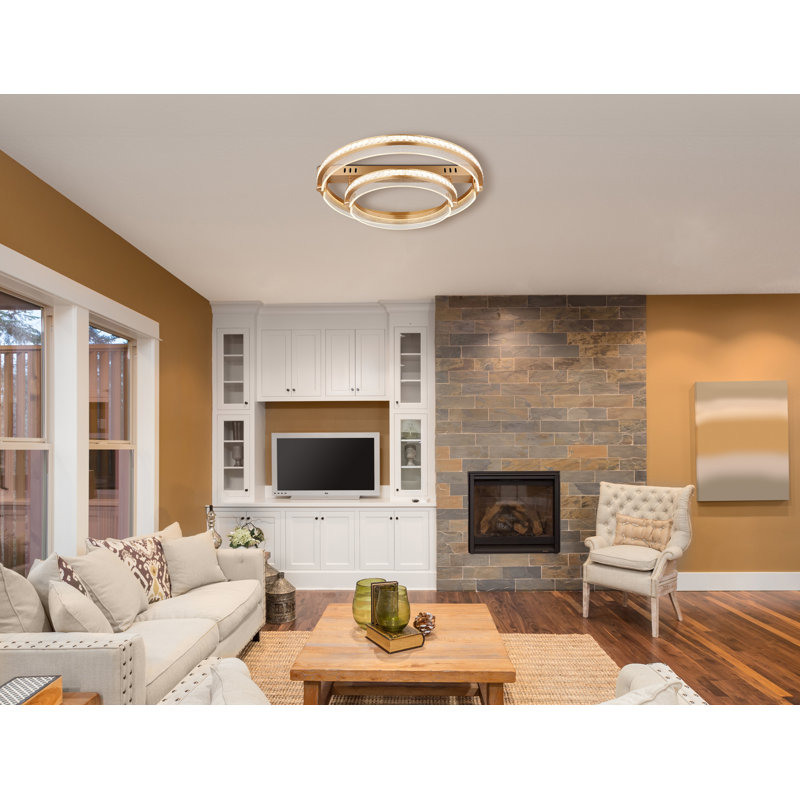 Crystal LED Flush Mount