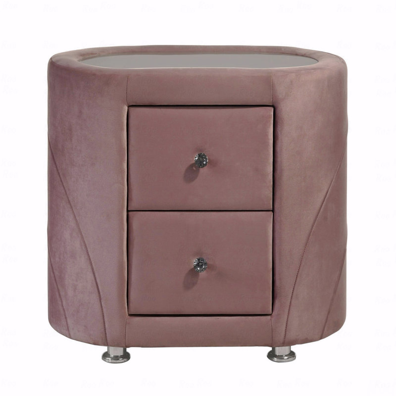 2-Drawer Bedroom Nightstand