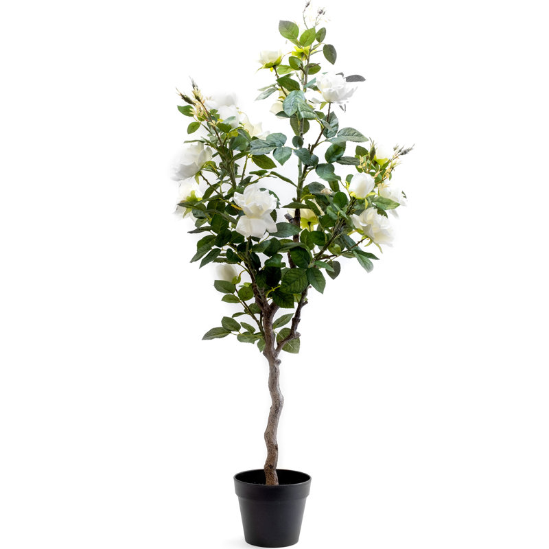 126cm Faux Rose tree