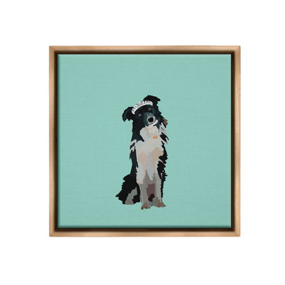 " Collie Dog With Crown " by Amelia Noyes