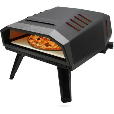 Four à pizza au propane portatif extérieur 12 pouces Flame King TANUR pour le camping et la cuisine en plein air