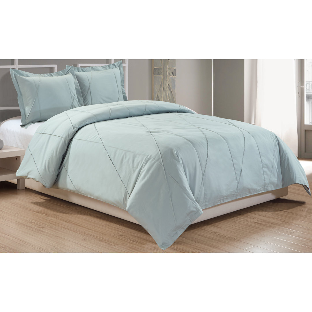 Sherry 3 Piece Cotton Duvet Cover Set Sherry Kline 