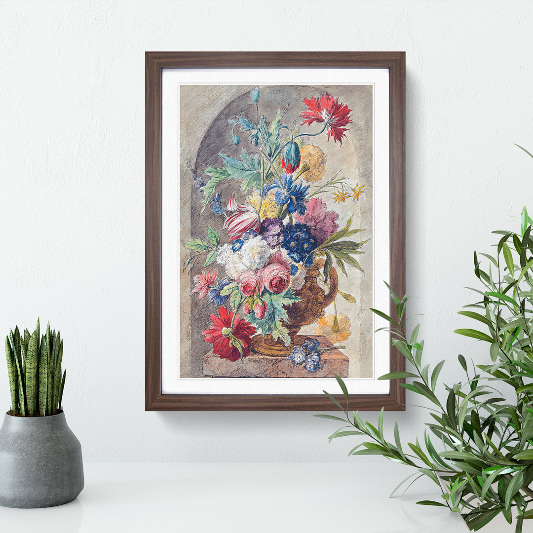Still Life with Flowers Vol.2 by Jan Van Huysum - Picture Frame Painting