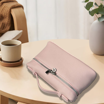Sac à lunch en cuir véritable, sac à main New Lychee, poudre de lait frappé simple à une épaule