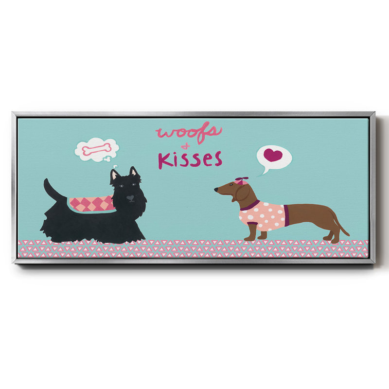 Collection Valendogs, toile C encadrée, H 8 po x l 20 po