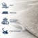 Colline Berber Stripe Shag Gray/Ivory Rug