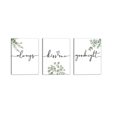 3 Piece Wrapped Canvas Wall Art