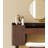 Mid-century modern solid black walnut vanity table all-in-one multi-functional solid wood makeup desk