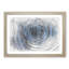 Pretty Blue Rose in Abstract - Picture Frame Graphic Art Print-55768168-55768169