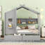 Lit simple en bois avec 2 tiroirs, lit pour enfant avec tablette de rangement-1481571486-1481571485