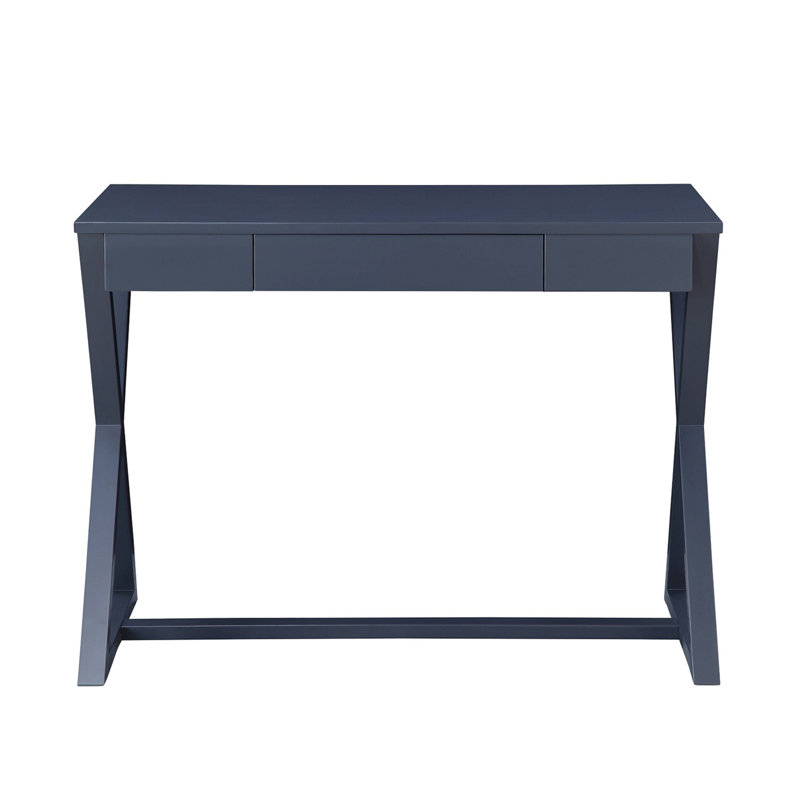 Console rectangulaire avec 1 tiroir, gris anthracite