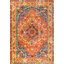 Tapis orange / bleu Dercyn-241034094