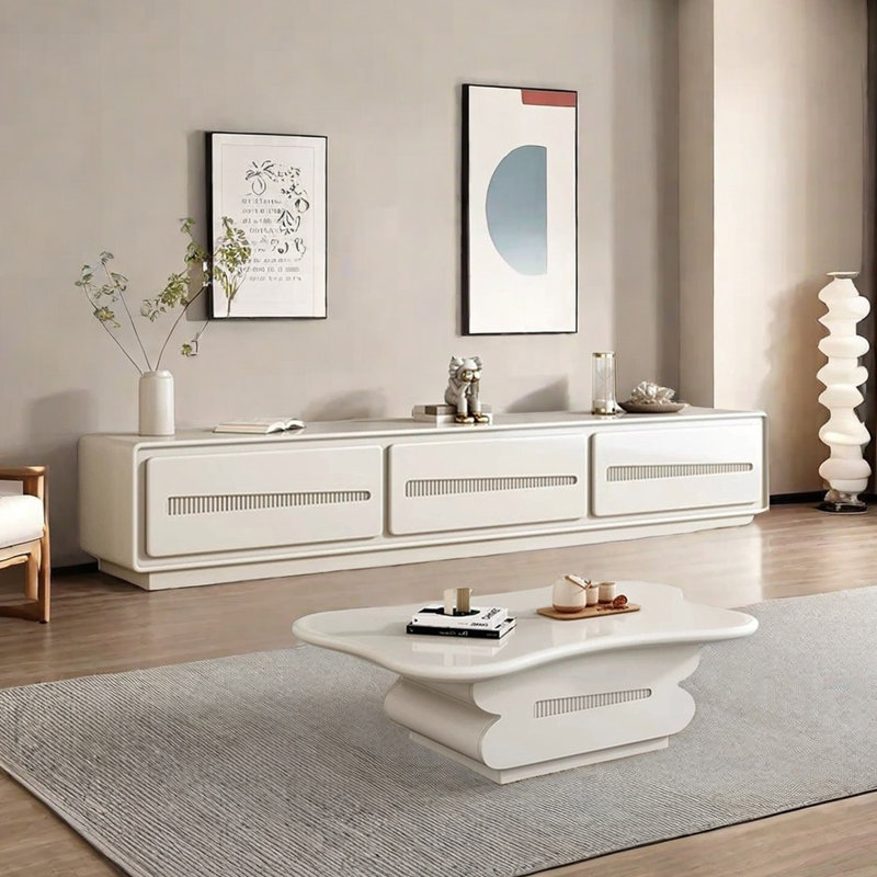 Meuble télé et table basse style français