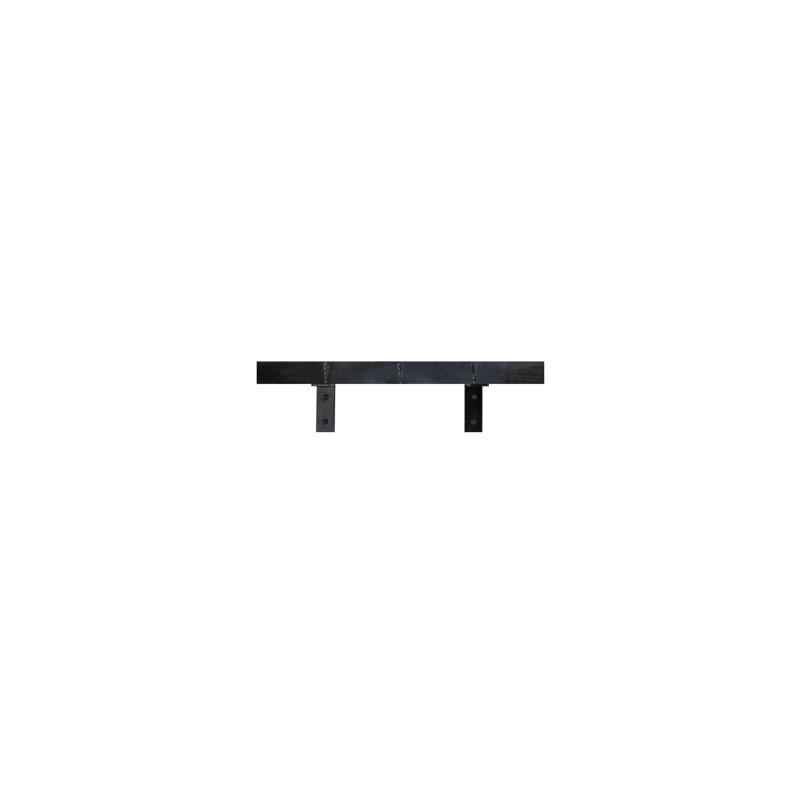 Rayne Plate Display Shelves With Hooks, Black, 24/3/2