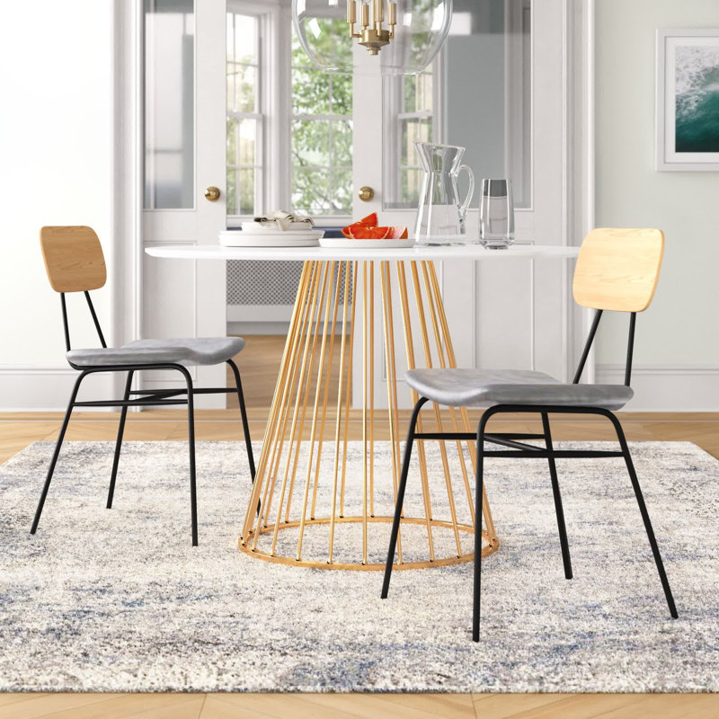 Chaise d'appoint Budd, Gris cendre