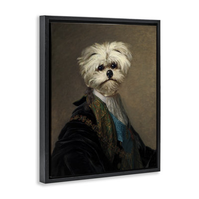 "Regal Bichon Frise", art mural sur toile par CAD Designs