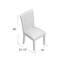 Chaise rembourrée en lin Saxis-2124431514