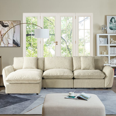 Modular Sofa With Ottoman