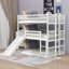 Triple lit superposé pour enfants et adolescents, structure de lit superposé en bois double-118681106