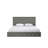 Antionett Dark Gray Platform Bed