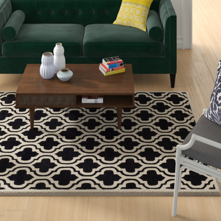 Carolene Hand Tufted Wool Geometric Rug