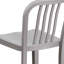 Tabouret de comptoir de 24 po en métal de qualité commerciale avec repose-pieds Carouthers par Flash Furniture-70482176-33123337