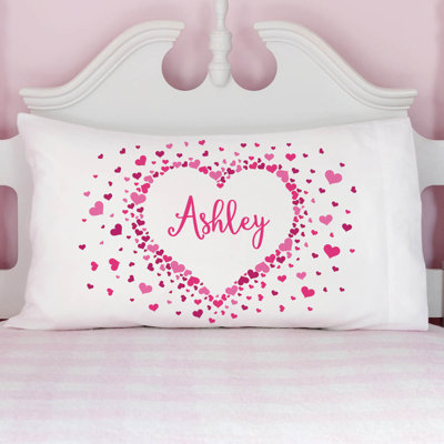  A Million Hearts Personalized Pillowcase