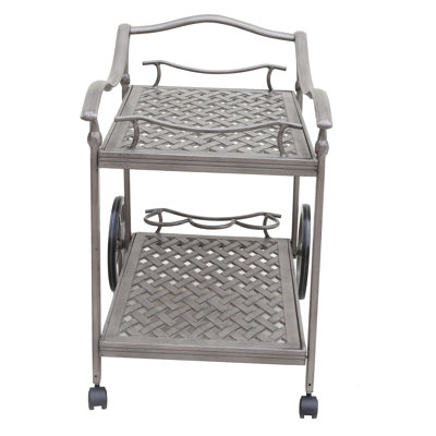 Jeffcoat Metal Bar Cart