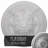Endurathane Vincent Ceiling Medallion, 26"OD x 3"P (Fits Canopies up to 6"), Hand-Painted Platinum Finish-28574500