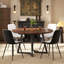 47.2 Round Dining Table Set with PU Leather Chairs-1753715764-1753715766
