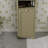 Tall Bathroom Storage Cabinet With Open Shelves And Laundry Hamper-2029937054