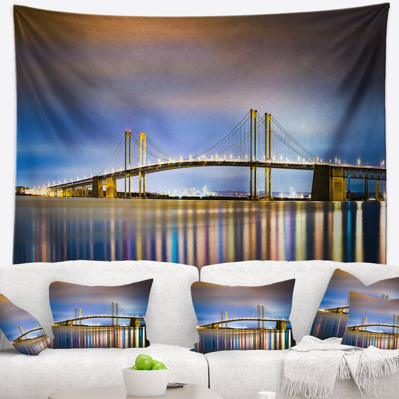 Tapisserie panorama avec accessoires suspendus en polyester de l’etat du delaware et accessoires inclus Landscape