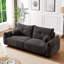 Fauteuil inclinable en laine d'agneau gris Mid-Century inspiré du milieu du siècle - confortable et élégant pour les espaces