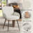 Upholstered Chenille Dining Chairs With Metal Legs (Set of 2)-884257780