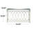 Metal Geometric Living Room Console Table with Mirrored Glass Top-225858489
