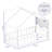 Twin Size Montessori Bed Metal House Bed With Storage Pegboard