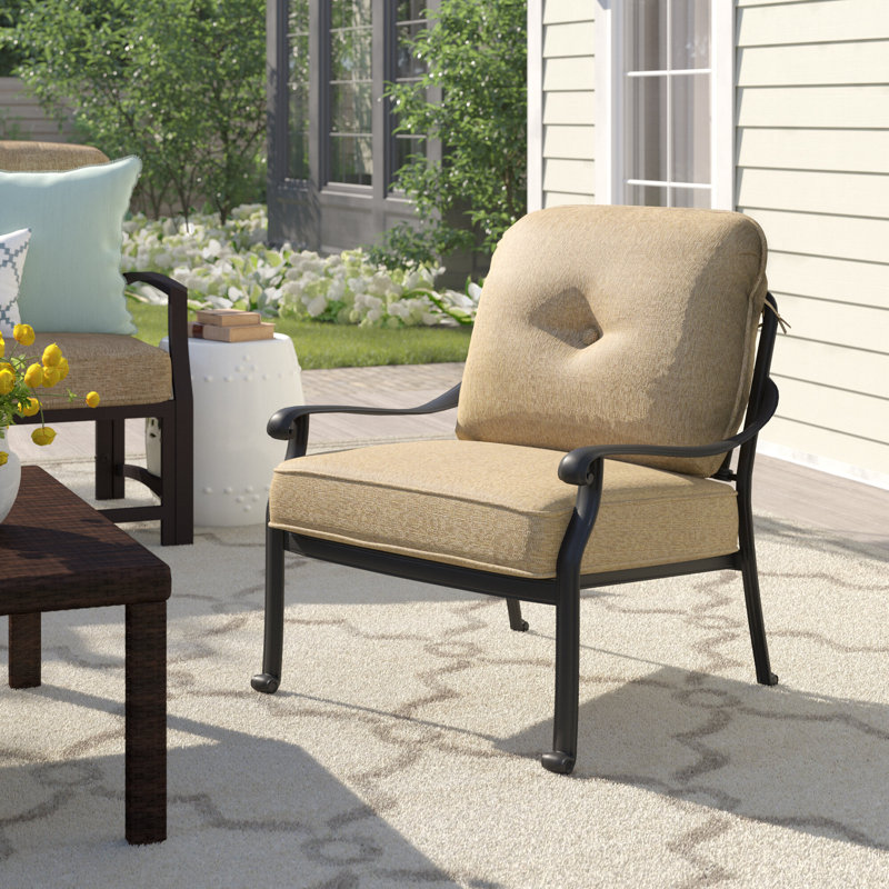 Lebanon Powder Coated Aluminum Outdoor Lounge Chair