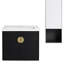 Meuble-lavabo mural 24 po avec lavabo en céramique et armoire d'appoint 24 po-1080930349